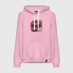 Женская толстовка-худи Автомобили для стритрейсинга