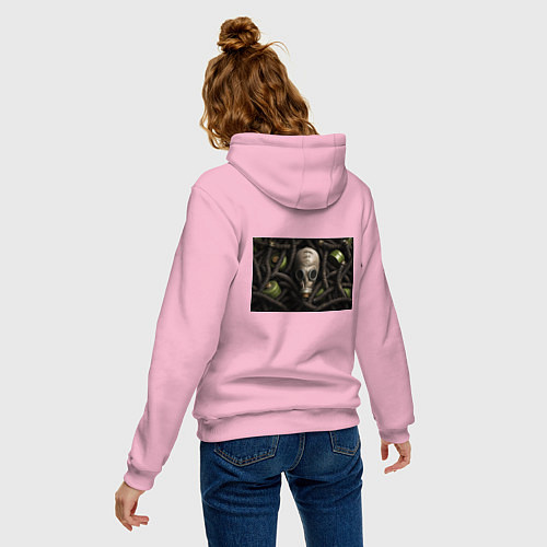 Женская толстовка-худи Авто рожденные в СССР / Светло-розовый – фото 4