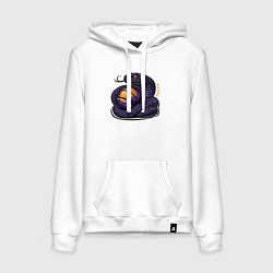 Женская толстовка-худи Black mamba basketball