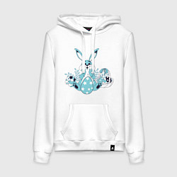 Женская толстовка-худи Милый пасхальный кролик