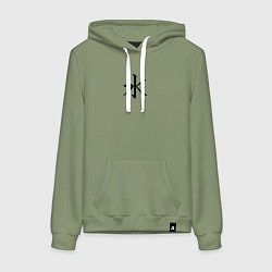 Женская толстовка-худи Среда японским иероглифом