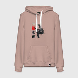 Женская толстовка-худи Дзюдо