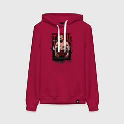 Женская толстовка-худи Майк Тайсон мировой бокс