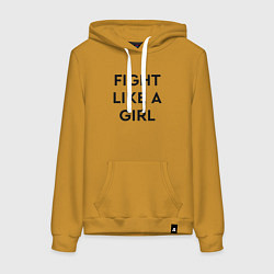 Женская толстовка-худи Fight like a girl - women