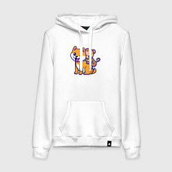 Женская толстовка-худи Собачка и обезьянка