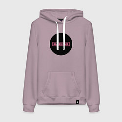 Женская толстовка-худи Blackpink logotype - group of South Korea