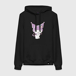 Женская толстовка-худи Куроми с цветочками