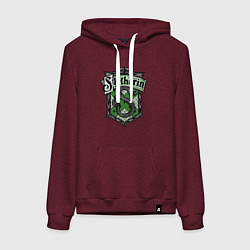 Женская толстовка-худи Slytherin emblem