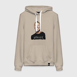 Женская толстовка-худи James Alan Hetfield - Metallica leader