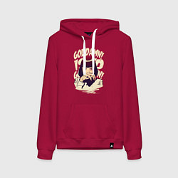 Женская толстовка-худи Криминальное чтиво - Мия Уоллес