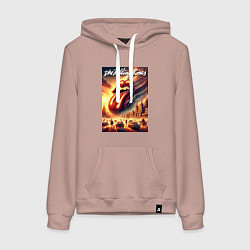 Женская толстовка-худи Logo of the Rollings Stones