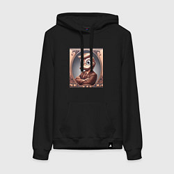 Женская толстовка-худи Дональд Дак-Трамп на денежной купюре