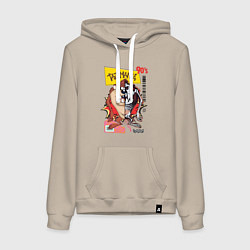 Женская толстовка-худи Taz mania - тасманский дьявол