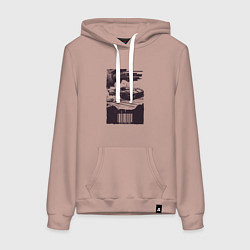 Женская толстовка-худи Ретро постер с спорткаром