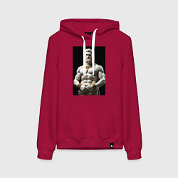 Женская толстовка-худи Античный герой с цепочкой