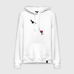 Женская толстовка-худи Отпуская сердце