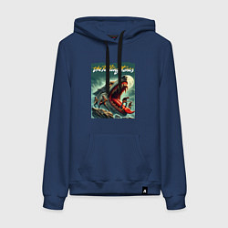 Женская толстовка-худи Rolling Stones - wolfs mouth