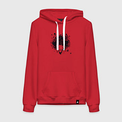 Женская толстовка-худи Девчонка милашка