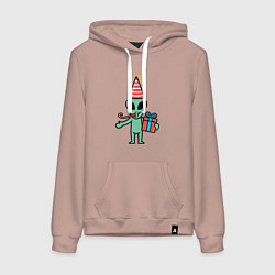 Женская толстовка-худи Инопланетянин с подарком