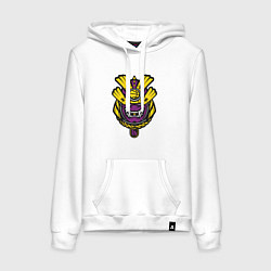 Толстовка-худи хлопковая женская Lakers warrior, цвет: белый