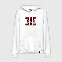 Женская толстовка-худи До сих пор играю с пожарными машинами