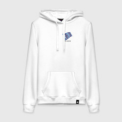 Женская толстовка-худи Я грек - патриотизм