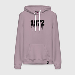 Женская толстовка-худи 1972 год растекшейся краской