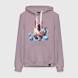 Женская толстовка-худи Синеглазый кот