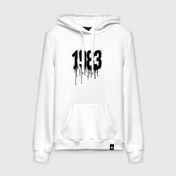 Женская толстовка-худи 1983 год в стиле граффити