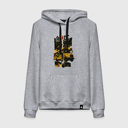 Женская толстовка-худи ACDC автобус