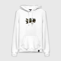 Женская толстовка-худи Бомбардиро крокодило