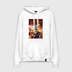 Женская толстовка-худи Бендер игрок в казино - Лас Вегас