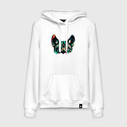 Женская толстовка-худи Лисенок из фрески