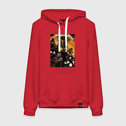 Женская толстовка-худи Metallica - wolf