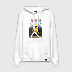 Женская толстовка-худи Queen мультяшный стиль