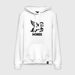Женская толстовка-худи Крылатый конь