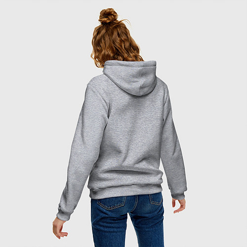 Женская толстовка-худи Тоторо Мэй Сацуки котобус / Меланж – фото 4