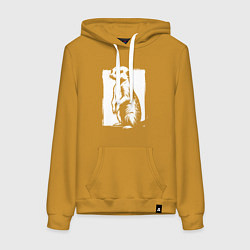 Женская толстовка-худи Сурикат в рамке