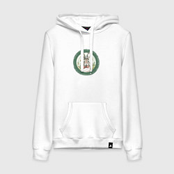 Женская толстовка-худи Кролик с бабочкой