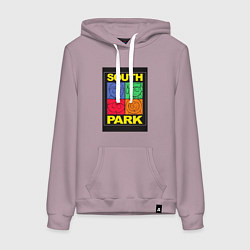 Женская толстовка-худи Южный парк рисунок