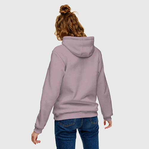 Женская толстовка-худи Sub-zero ice cream / Сиреневый – фото 4
