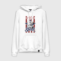 Женская толстовка-худи Орел нативный