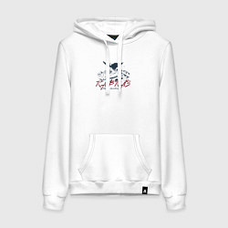 Женская толстовка-худи Кавказ Вершины вдохновения