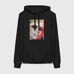 Женская толстовка-худи Следы от пробойника на лице - бессознательный колл