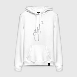 Женская толстовка-худи Оставайся высоким