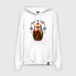 Женская толстовка-худи Матрешка - Slavic girl