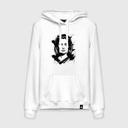 Женская толстовка-худи Анджелина Джоли в стиле стрит-арт