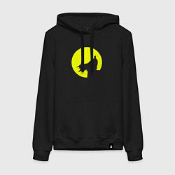Женская толстовка-худи Batman circle