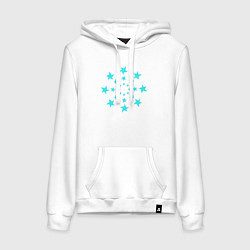 Женская толстовка-худи Вихрь звезд