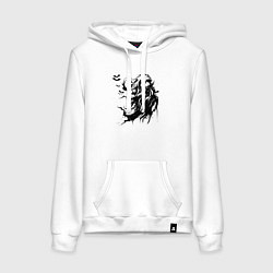 Женская толстовка-худи Dead night